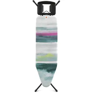 Brabantia Morning Breeze (Grösse B, schwarz), Bügelbrett, Grün, Weiss, Pink, Mehrfarbig