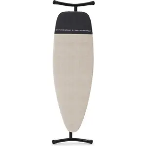 Brabantia Bügeltisch D 135 x 45 cm, Schwarz/Grau, Bügelbrett, Schwarz, Grau