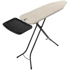 Brabantia Bügeltisch Denim Grey 124x38 cm, Bügelbrett, Grau, Beige