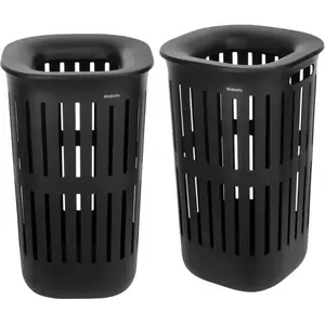 Brabantia Collect-It Wäschekorb 55 Liter - 2er-Set - Black günstig