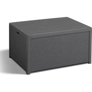 Allibert Arica Storebox Tisch mit Kissenboxfunktion in Rattanoptik, An... günstig