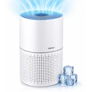alpina Luftreiniger mit Ionisator - Air Purifier mit HEPA-Filter H11 -...