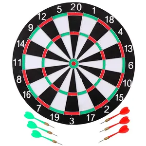 Dunlop Einfache Dartscheibe Mit 6 Darts 40.5x1 Cm