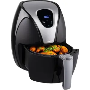 Alpina Deluxe HOT AIR Fryer Fritteuse, Kunststoffgehäuse, Timer