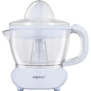 alpina Zitruspresse 700 ml 25W weiss, Entsafter, Transparent, Weiss
