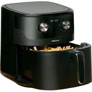 alpina Airfryer XL - Heißluftfritteuse 6L - Air Fryer 2 bis 5 Personen...