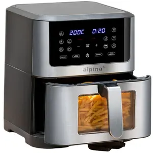 alpina Heißluftfritteuse XXL - Airfryer für 4 bis 6 Personen - Air Fry...