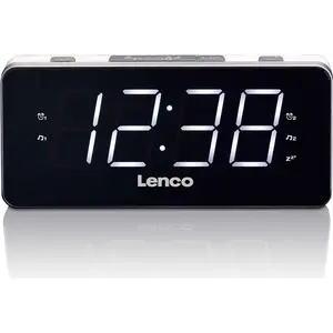 Lenco Cr-18 White Weckerradio
