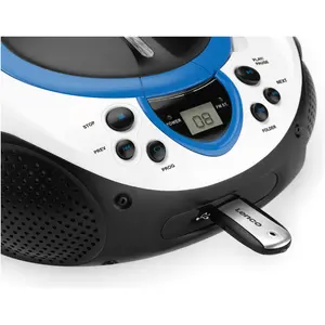 Lenco Scd-38 (FM), Radio, Weiss, Blau