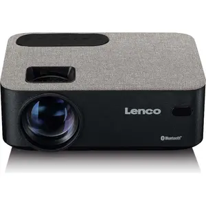 Lenco LPJ-700BKGY - LCD-Projektor mit Bluetooth® - Bis zu 400 cm Projektionsgröße - USB-Eingang - SD-Kartenleser