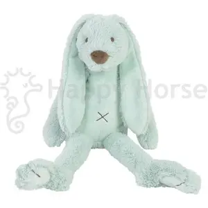 Happy Horse Kuscheltier Hase Richie lagunengrün - superweiches Plüsch