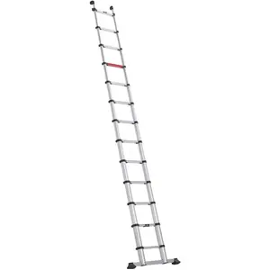 kaiserkraft, Leiter + Gerüst, Teleskop-Anlegeleiter (Anlegeleiter, 400 cm)