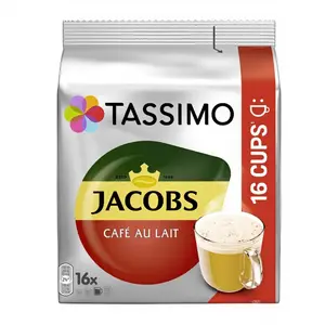 Jacobs Café au Laut Kaffeekapseln: 16 Stück kaffeekapseln für Ihr TASS... günstig