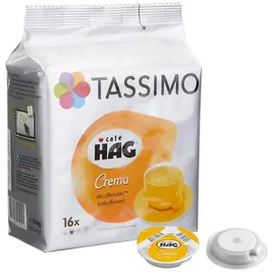 Jacobs TASSIMO Kaffeediscs Café HAG Crema entkoffeiniert günstig