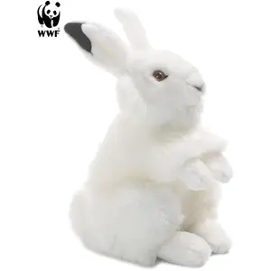 WWF Plüschtier Schneehase (24cm) lebensecht Kuscheltier Stofftier Hase...