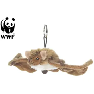 WWF Plüschtier Fledermaus (23cm) lebensecht Kuscheltier Stofftier Bat zum aufhängen