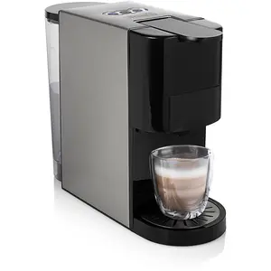 Princess 249451, Pad-Kaffeemaschine, 0,8 l, Kaffeekapsel, 1450 W, Schw...