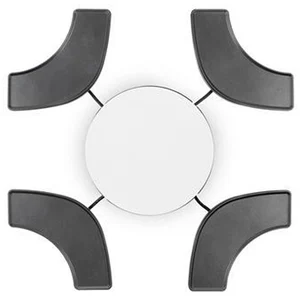 Princess 01.103070.01.001, Schwarz, Freistehend, 300 x 100 mm, 2 m, 25...
