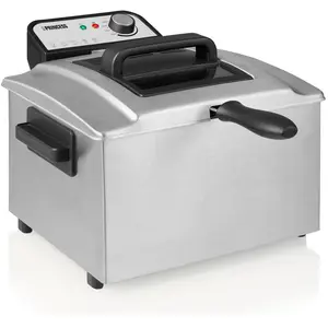 Princess 184090, Fritteuse, 5 l, 1 kg, 190 °C, Einzelbild, Silber