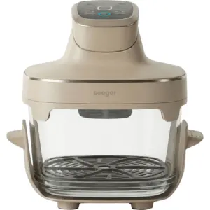 Seeger SGR1050SB Glas-Heißluftfritteuse Beige