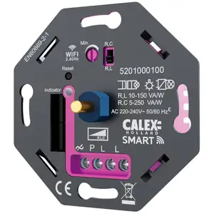 Calex Smart LED-Dimmer, Einbaumontage