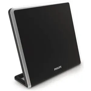 Philips SDV7220/12 (Flachantenne, Zimmerantenne), SAT Spiegel + SAT Antennen, Schwarz