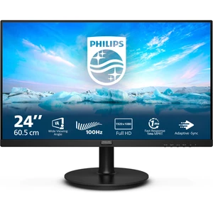 Philips V Line 241V8LAB/00, 60,5 cm (23.8"), 1920 x 1080 Pixel, Full H...