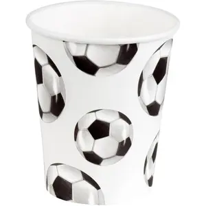 Boland, Einweggeschirr, Pappbecher Fussball, 10St. (10x) günstig