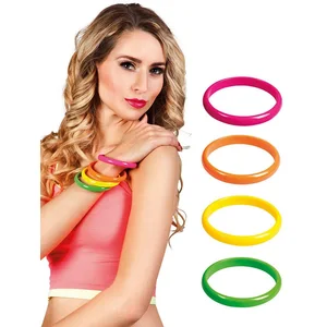 Boland Kostüm 80er Armband-Set 4-teilig bunt günstig