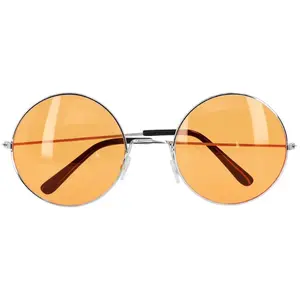 Boland Party Brille Hippie XL Orange günstig