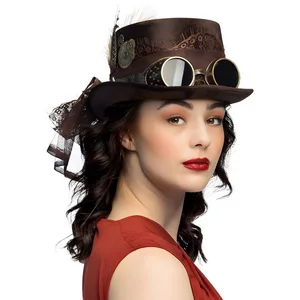 Boland Kostüm Steampunk Damenhut Deluxe, Hochwertig verarbeiteter Stea... günstig