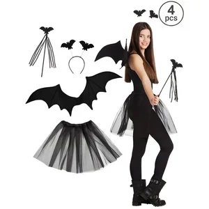 Boland Kostüm Fledermaus Set - Karneval Faschingskostüm Kinder, Halloween-Kostümset für Kinder und Jugendliche günstig
