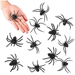 Boland Dekoobjekt Spinnen Set 12 Stück, Größe 7 x 8 cm, Schwarz günstig