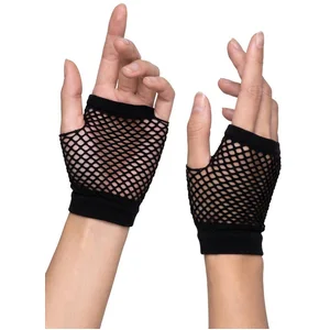 Boland Kostüm Netzhandschuhe 80er Jahre, Mit den fingerlosen Netzhandschuhen die 80er Jahre abfeiern! günstig