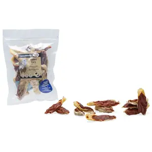 Beeztees Kaninchenohren Gefüllt Mit Ente Hundesnack 250g