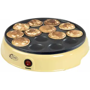 Bestron Poffertjes Maker im Retro Design, Mini Pfannkuchen Automat, mi... günstig