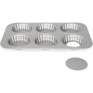 Patisse Mini Quiche, Backform, Silber