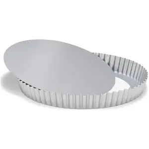 Patisse Silver-Top Quiche Form loser Boden Ø28cm, Backform, Silber