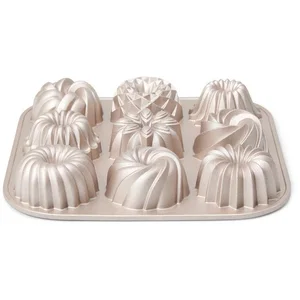 patisse Gugelhupfform Mini-Napfkuchenform 9er - aus Aluminium-Guss, zu...