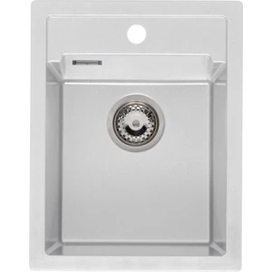 Reginox Spüle AMSTERDAM 34 in PURE WHITE mit Armaturenbank / Ausschnitt: 386 x 496 mm / Regi Granite günstig