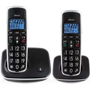 Fysic Alecto FX-6020 - Senioren DECT Telefon mit großen Tasten - 2 Mob...