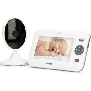 Alecto DVM-140 - Babyphone mit Kamera und 4.3" Farbdisplay, Weiß günstig