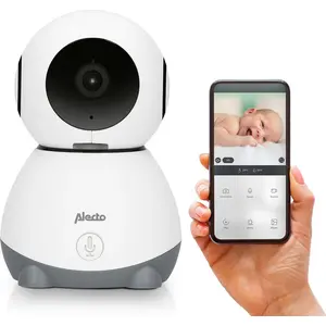 Alecto SMARTBABY10 - WLAN-Babyphone mit Kamera - Weiß/Grau günstig