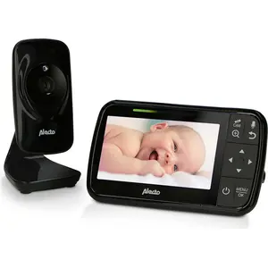 Alecto DVM149 - Babyphone mit Kamera und 4.3"-Farbdisplay, Schwarz