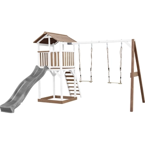 AXI Beach Tower Spielturm aus Holz in Braun & Weiß | Spielhaus für Kin... günstig