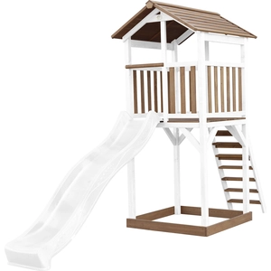 AXI Beach Tower Spielturm aus Holz in Braun & Weiß | Spielhaus für Kin... günstig