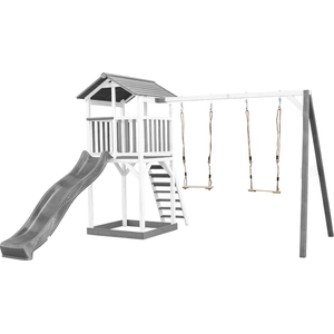 AXI Beach Tower Spielturm aus Holz in Weiß & Grau | Spielhaus für Kind... günstig