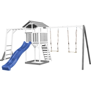 AXI Beach Tower Spielturm aus Holz in Weiß & Grau | Spielhaus für Kind... günstig