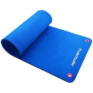 TUNTURI Fitnessmatte Pro 180cm blau günstig