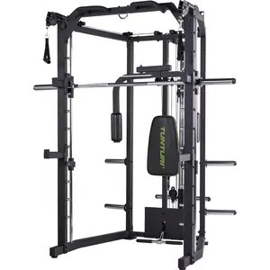 Tunturi Full Smith Machine SM80, Kraftstation Multigym, mit Flaschenzu...